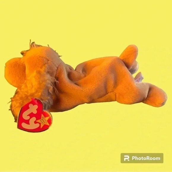 TY Stuffed Tan Dog with fluffy ears - Picture 2 of 2